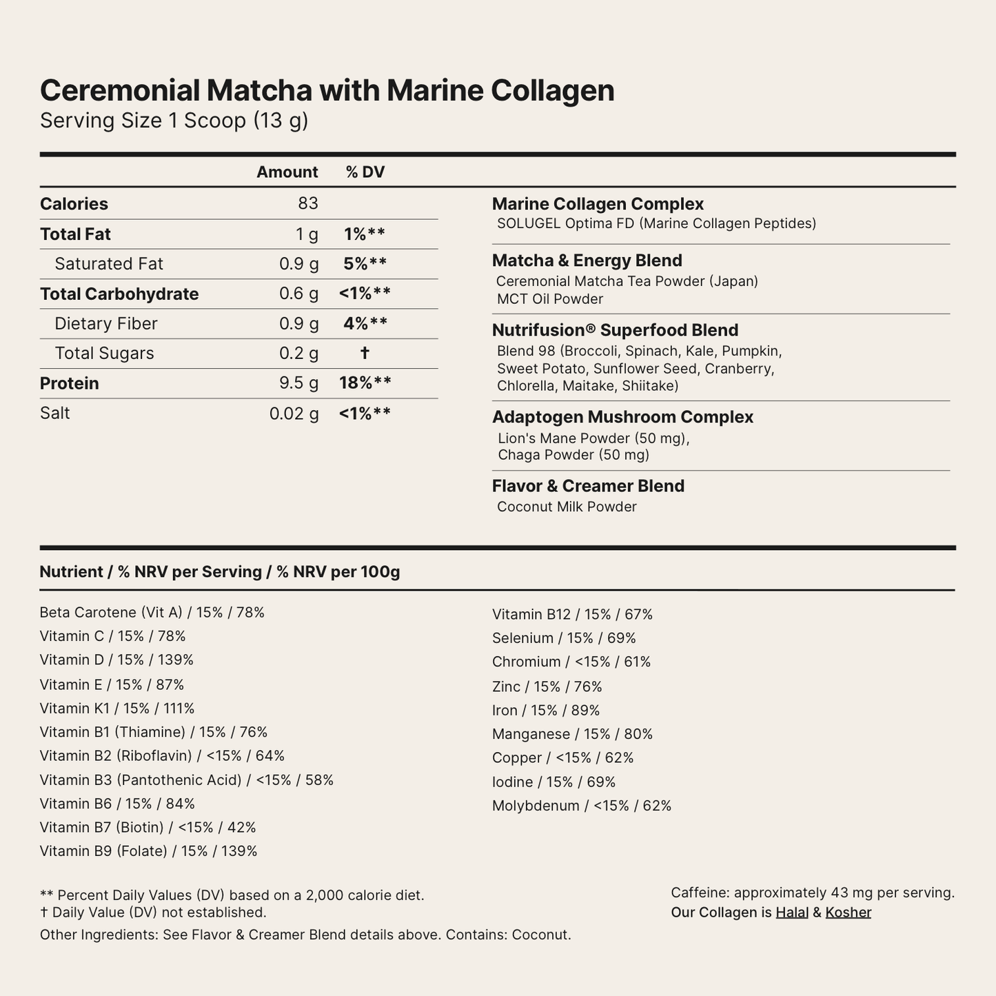 COLLAGEN MATCHA