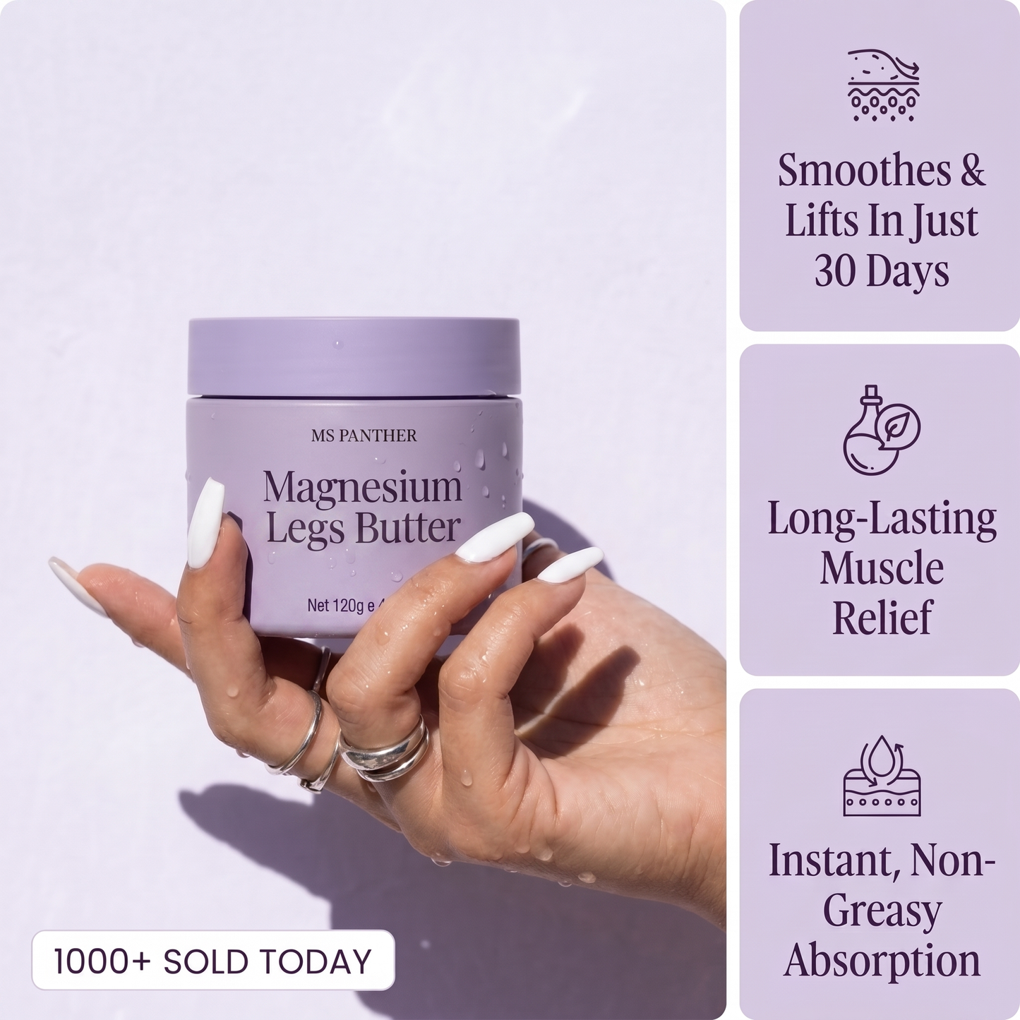 Magnesium legs butter