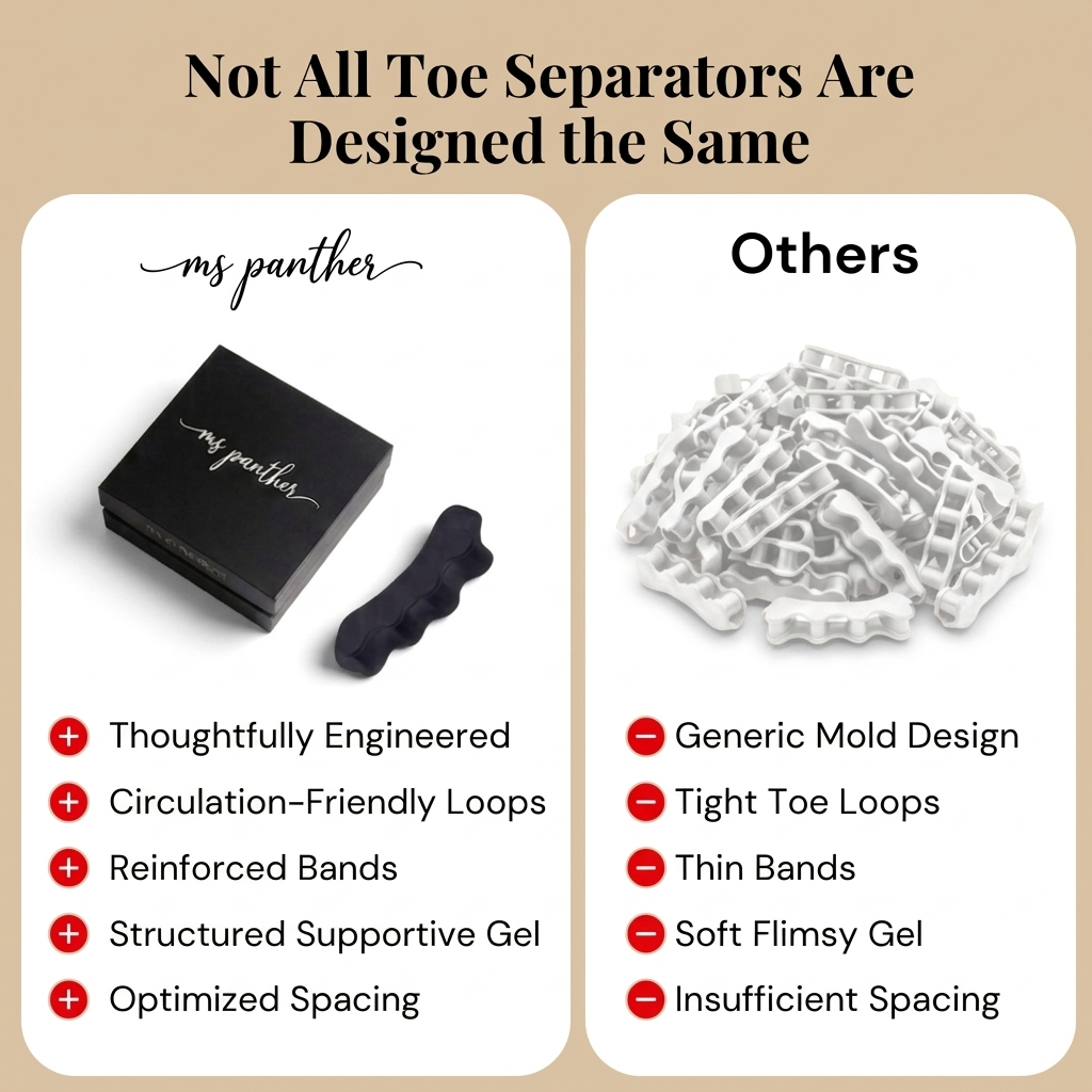 High-Heel Recovery Toe Spacers