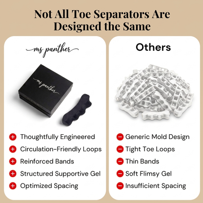 High-Heel Recovery Toe Spacers