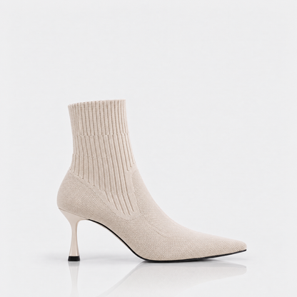 Soft Beige sock boot side profile