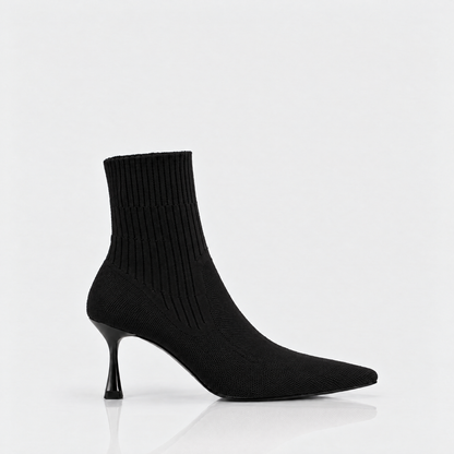 Black sock boot side profile