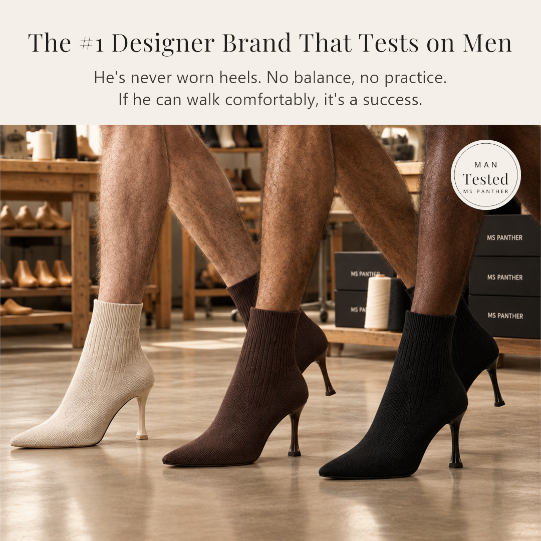 The man test: if he can walk in them for one hour, you can dance in them all night
