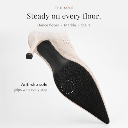 Anti-slip sole: steady on every floor