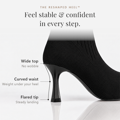 The Reshaped Heel: feel stable and confident in every step