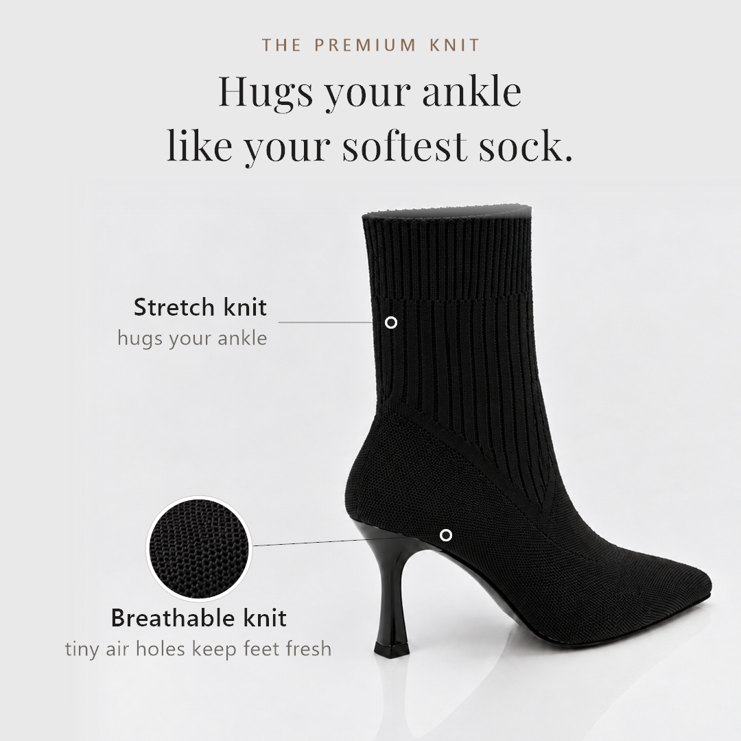 The Premium Knit: hugs your ankle like your softest sock