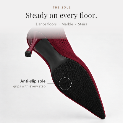 Anti-slip sole: steady on every floor